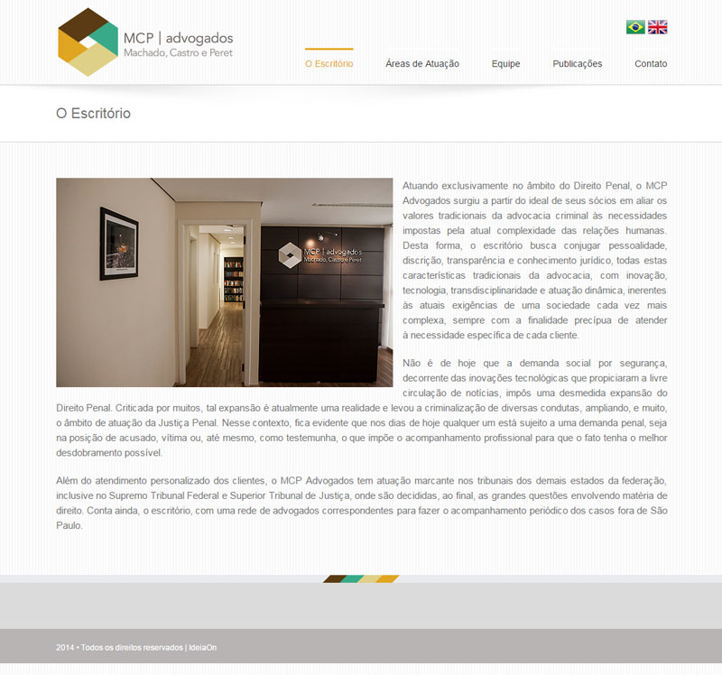 Criação de site para Advogados – MCP Advogados