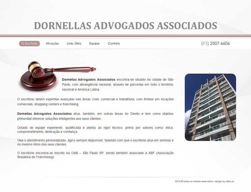 Criação de site para Advogados – Dornellas Advogado